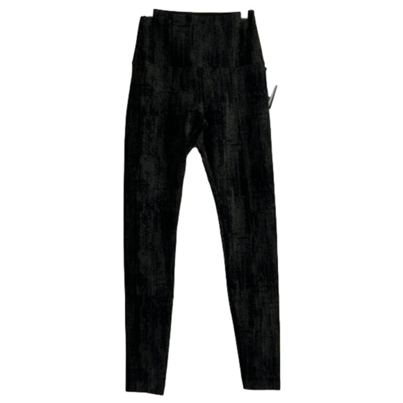 Hi Waisted Fashion leggings black & grey print Lysse XS. 29’ inseam. - Picture 5 of 9